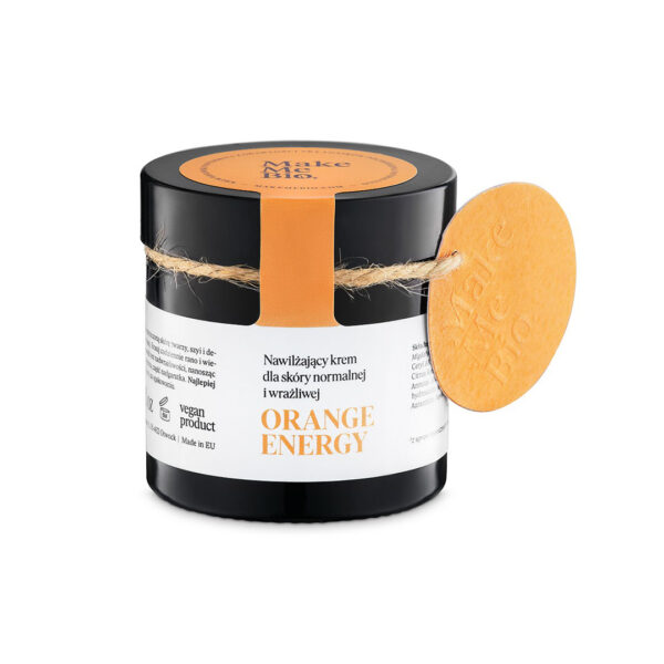Nawilżający krem o nazwie Orange Energy dla skóry normalnej i wrażliwej